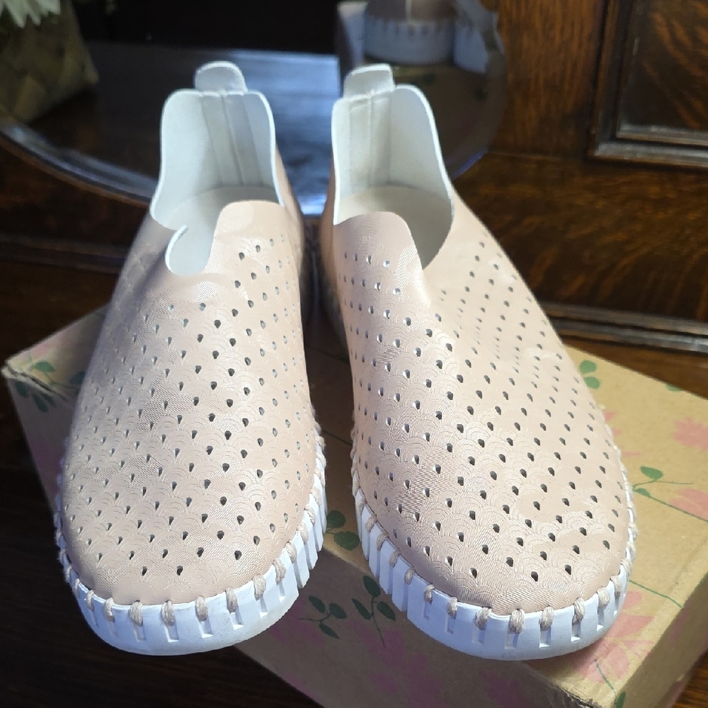 Ilse Jacobsen Adobe Rose Slip-On Shoes
